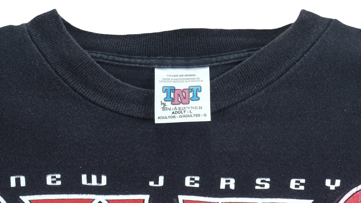 NHL (TNT) - New Jersey Devils T-Shirt 1990s Large Vintage Retro Hockey