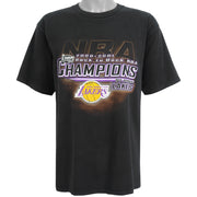 NBA (Lee) - Los Angeles Lakers, Back To Back T-Shirt 2001 Large Vintage Retro Basketball