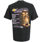 NBA (Lee) - Los Angeles Lakers, Back To Back T-Shirt 2001 Large Vintage Retro Basketball