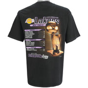 NBA (Lee) - Los Angeles Lakers, Back To Back T-Shirt 2001 Large Vintage Retro Basketball