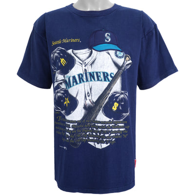 MLB (Nutmeg) - Seattle Mariners Locker Room T-Shirt 1990s Large