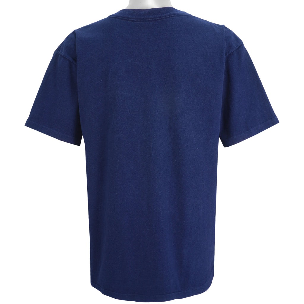 MLB (Nutmeg) - Seattle Mariners Embroidered T-Shirt 1990s Large Vintage Retro Baseball