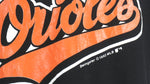 MLB (Swingster) - Baltimore Orioles 1/4 Button T-Shirt 1992 Large Vintage Retro Baseball