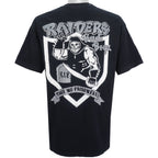 NFL (AAA) - Oakland Raiders Double Sided Printing T-Shirt 2000 Large Vintage Retro Football