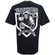 NFL (AAA) - Oakland Raiders Double Sided Printing T-Shirt 2000 Large Vintage Retro Football