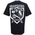 NFL (AAA) - Oakland Raiders Double Sided Printing T-Shirt 2000 Large Vintage Retro Football