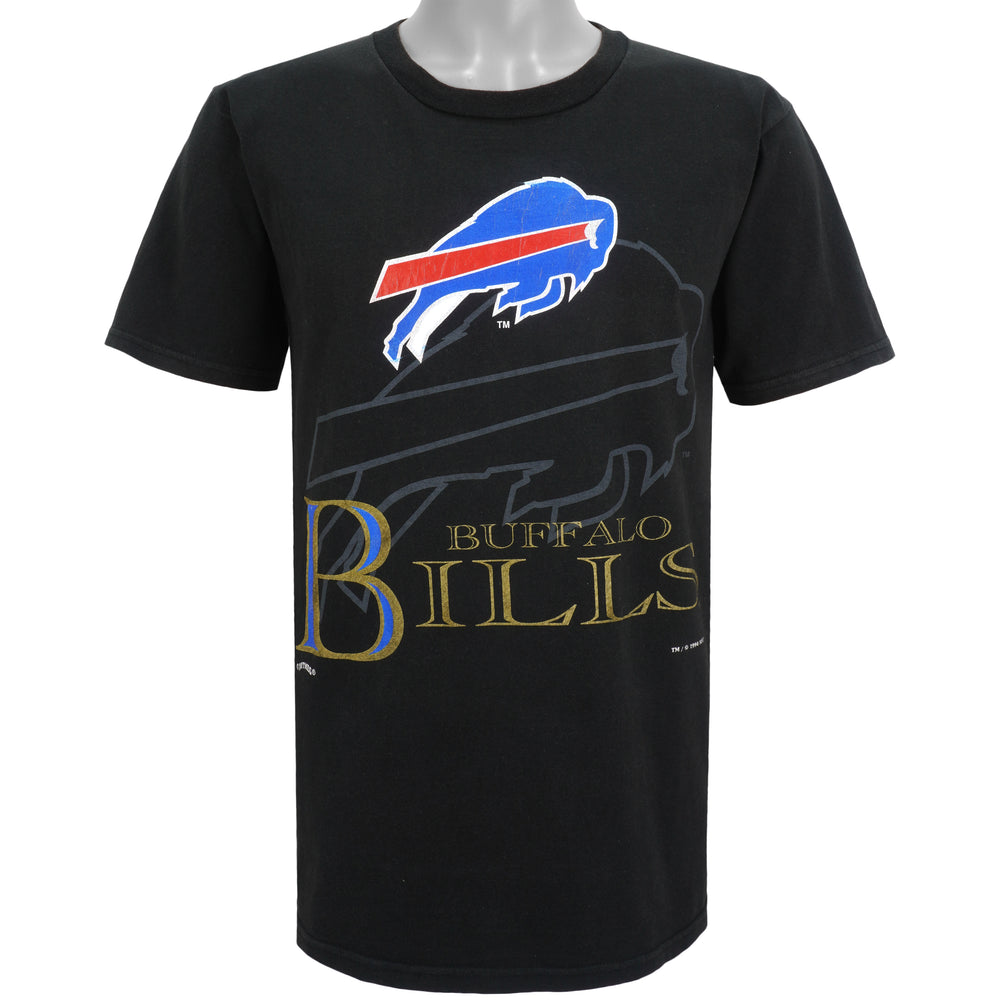NFL (Nutmeg) - Buffalo Bills Big Logo T-Shirt 1994 Large Vintage Retro Football
