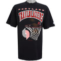 Starter - Portland Trailblazers Big Logo T-Shirt 1991 Large Vintage Retro Basketball