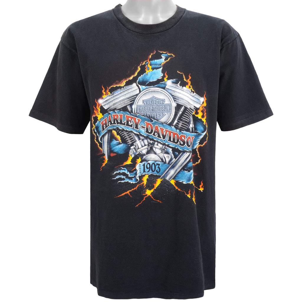 Harley Davidson - West Coast Naples, FL T-Shirt 1995 X-Large Vintage Retro