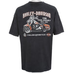 Harley Davidson - Final Assembly Spell-Out T-Shirt 2001 Medium Vintage Retro