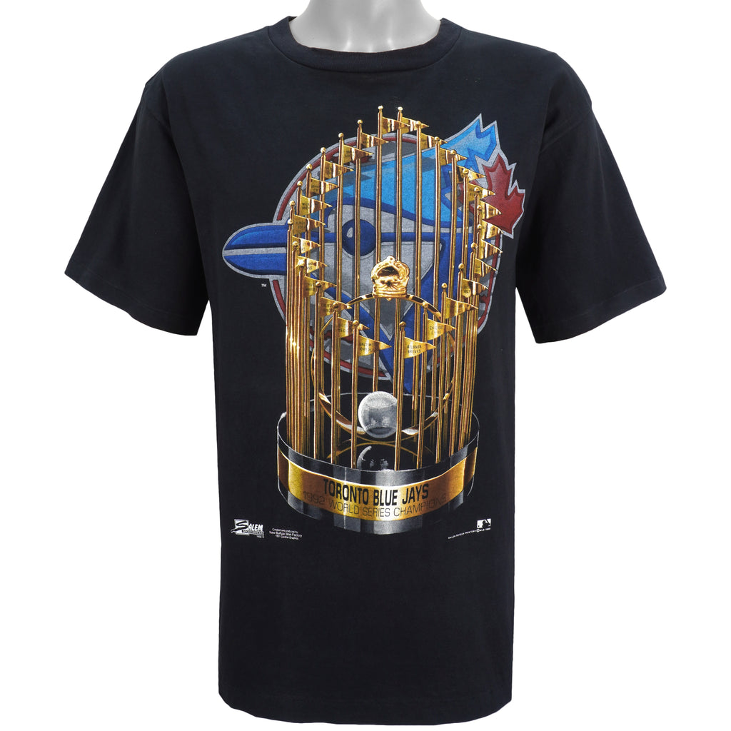 MLB (Salem) - Toronto Blue Jays - World Series Champs T-shirt 1992 Large Vintage Retro Baseball