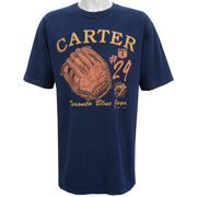 MLB (Waves) - Toronto Blue Jays Carter #29 T-Shirt 1994 Large Vintage Retro Baseball