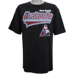 Starter - Colorado Avalanche Big Logo & Spell-Out T-Shirt 1990s X-Large Vintage Rretro Hockey