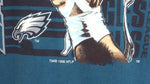 NFL (Logo 7) - Philadelphia Eagles Spell-Out T-Shirt 1996 Large Vintage Retro Football
