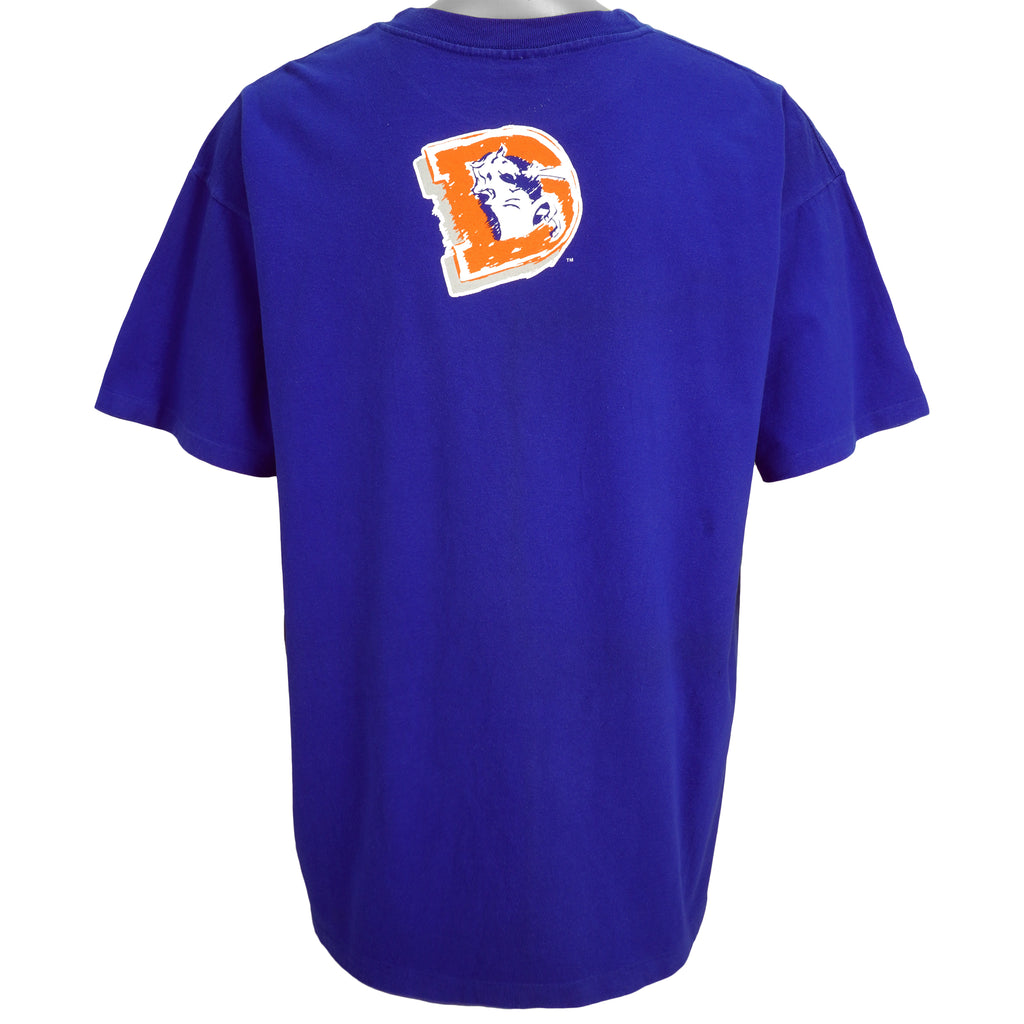 NFL (Apex One) - Denver Broncos Spell-Out T-Shirt 1993 X-Large Vintage Retro Football