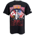 Starter - New Jersey Devils, Stanley Cup Champs T-Shirt 1995 Medium Vintage Retro Hockey