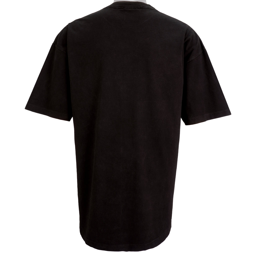 NFL (Riddell) - Oakland Raiders Spell-Out T-Shirt 1990s X-Large Vintage Retro Football