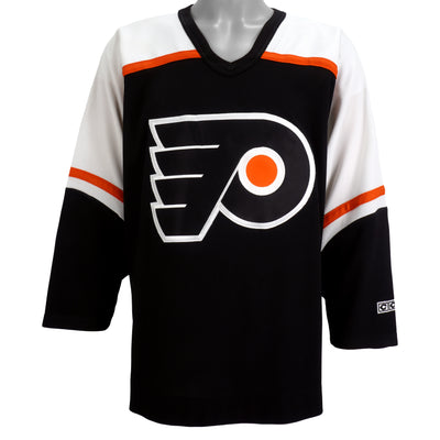 NHL (CCM) - Philadelphia Flyers Big Logo Hockey Jersey 1990s Small