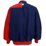 Starter - Cleveland Indians Big Spell-Out Windbreaker 1990s Large Vintage Retro Baseball