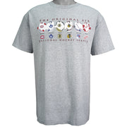 NHL (AAA) - The Original Six Spell-Out T-Shirt 1990s Large Vintage Retro Hockey