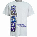 Adidas - International Sport Spell-Out T-Shirt 1990s Medium