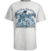 NFL - Carolina Panthers Spell-Out T-Shirt 1990s Large Vintage Retro Football