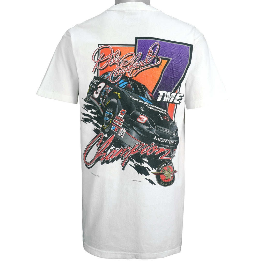 NASCAR (Chase) - Dale Earnhardt 7 Time Champions Deadstock T-Shirt 1997 Large Vintage Retro
