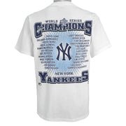MLB (Pro Player) - New York Yankees, World Series Champions Deadstock T-Shirt 1999 Large Vintage Retro Baseball
