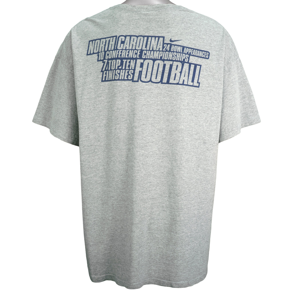 Nike - North Carolina Tar Heels T-Shirt 1990s XX-Large Vintage Retro Football College