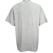 Nike - Grey Classic Spell-Out T-Shirt 1990s X-Large Vintage Retro