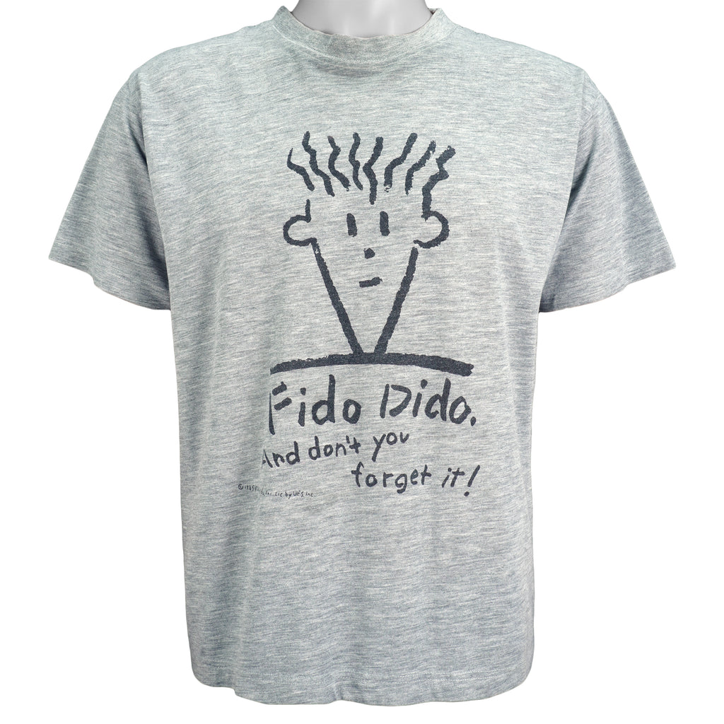 Vintage - Fido Dido & Dont You Forget It 7Up T-Shirt 1985 Large