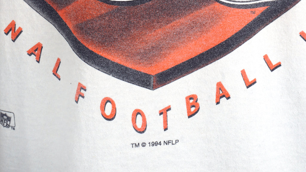 NFL (Signal Sport) - Cleveland Browns Spell-Out T-Shirt 1994 X-Large Vintage Retro Football