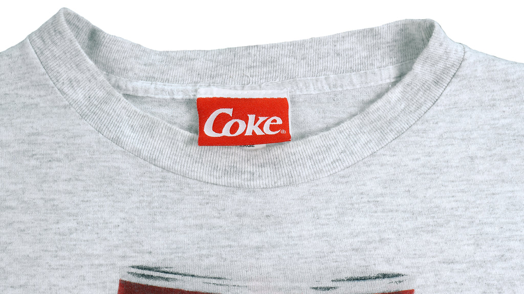 Vintage (Coke) - Always Coca-Cola Spell-Out T-Shirt 1990s Large Vintage Retro