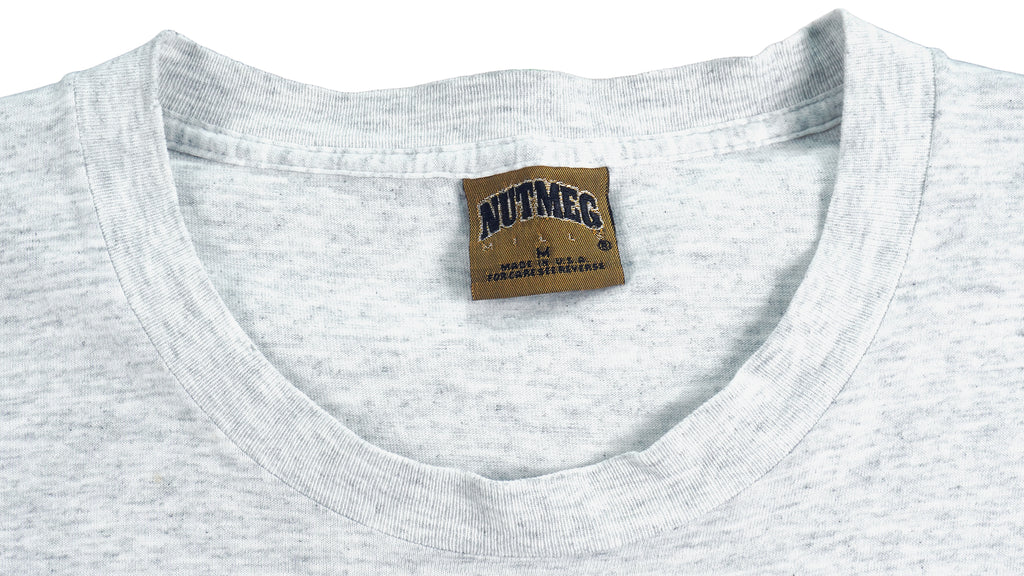 NHL (Nutmeg) - New York Rangers Spell-Out T-Shirt 1994 Medium Vintage Retro Baseball