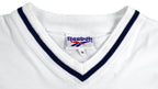 Reebok - White Big Spell-Out T-Shirt 1990s Medium Vintage Retro