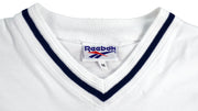 Reebok - White Big Spell-Out T-Shirt 1990s Medium Vintage Retro