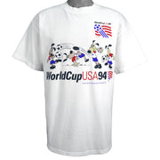 Vintage (High 5) - White World Cup USA 94 Deadstock T-Shirt 1994 X-Large Vintage Retro