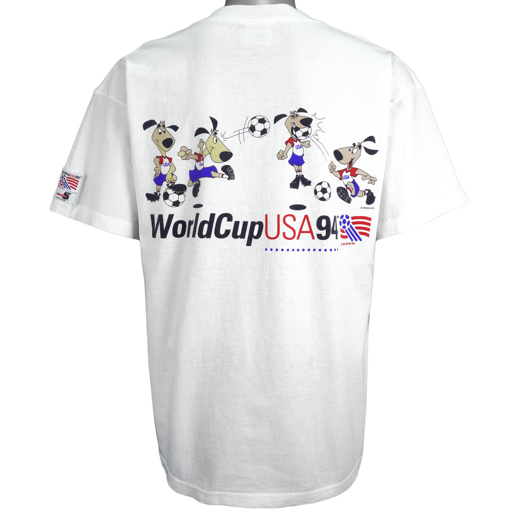 Vintage (High 5) - White World Cup USA 94 Deadstock T-Shirt 1994 X-Large Vintage Retro