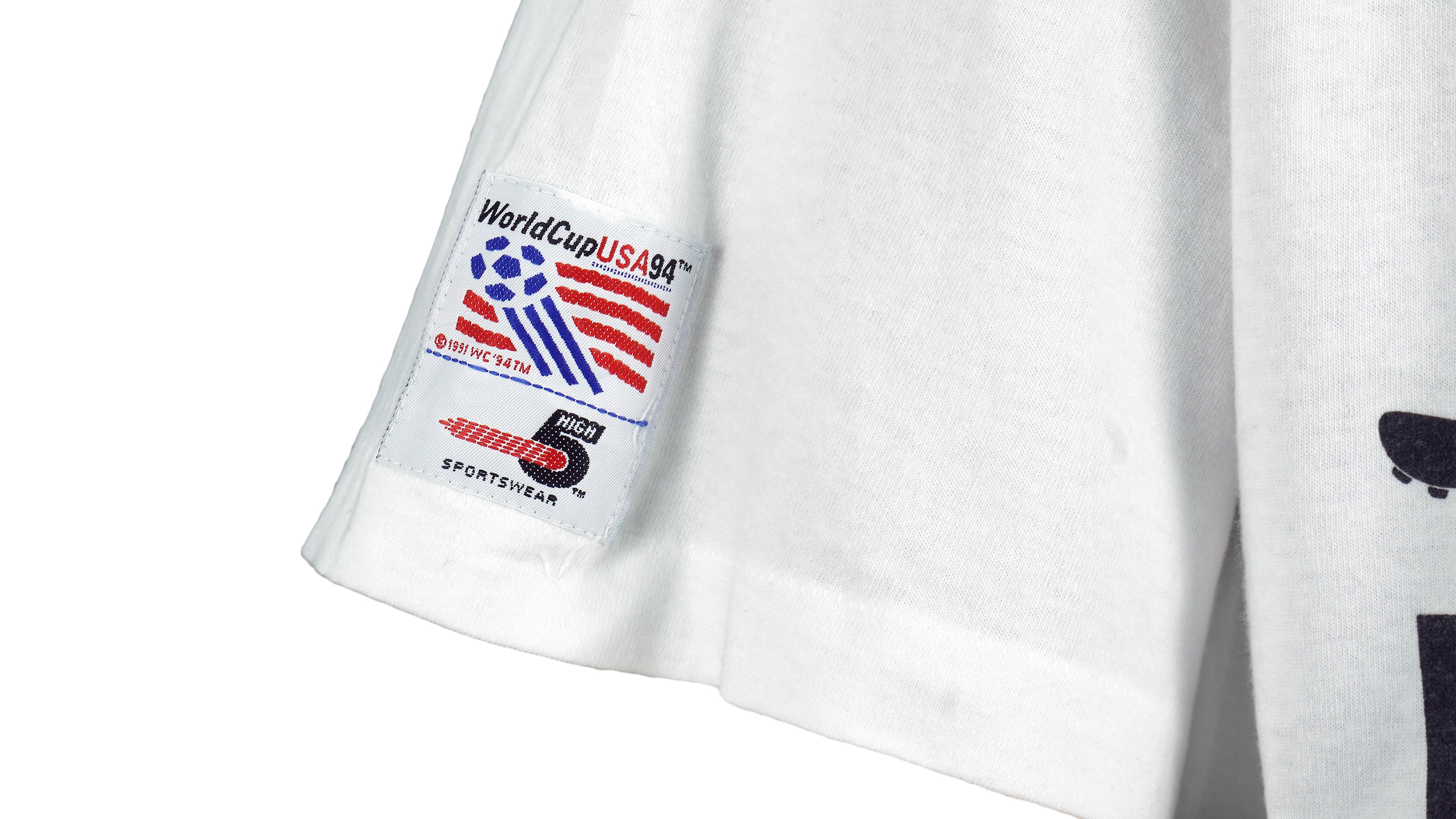 Vintage (High 5) - White World Cup USA 94 Deadstock T-Shirt 1994 X-Large Vintage Retro