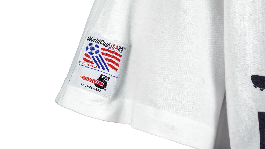 Vintage (High 5) - White World Cup USA 94 Deadstock T-Shirt 1994 X-Large Vintage Retro