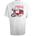 Vintage (Hanes) - Bulldogs Enjoy Coca-Cola Spell-Out T-Shirt 1990s X-Large Vintage Retro Football College