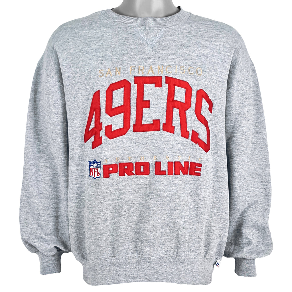 NFL (Russell Athletic) - San Francisco 49ers Sweatshirt 1990s X-Large Vintage Retro Football
