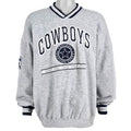 NFL (Lee) - Dallas Cowboys Spell-Out Sweatshirt 1990s X-Large Vintage Retro Football