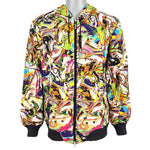 Jordan - Jumpman Shoes Patterned Hooded Jacket 1990s Small