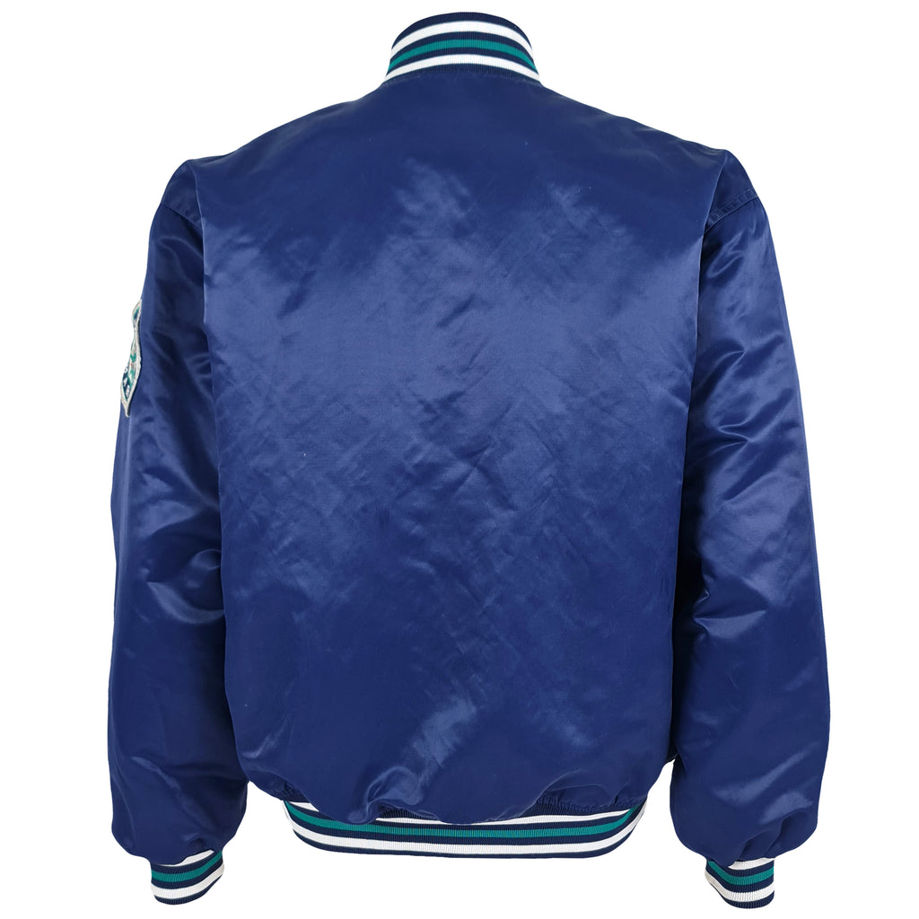 MLB (Felco) - Seattle Mariners Spell-Out Windbreaker 1990s Large Vintage Retro Baseball