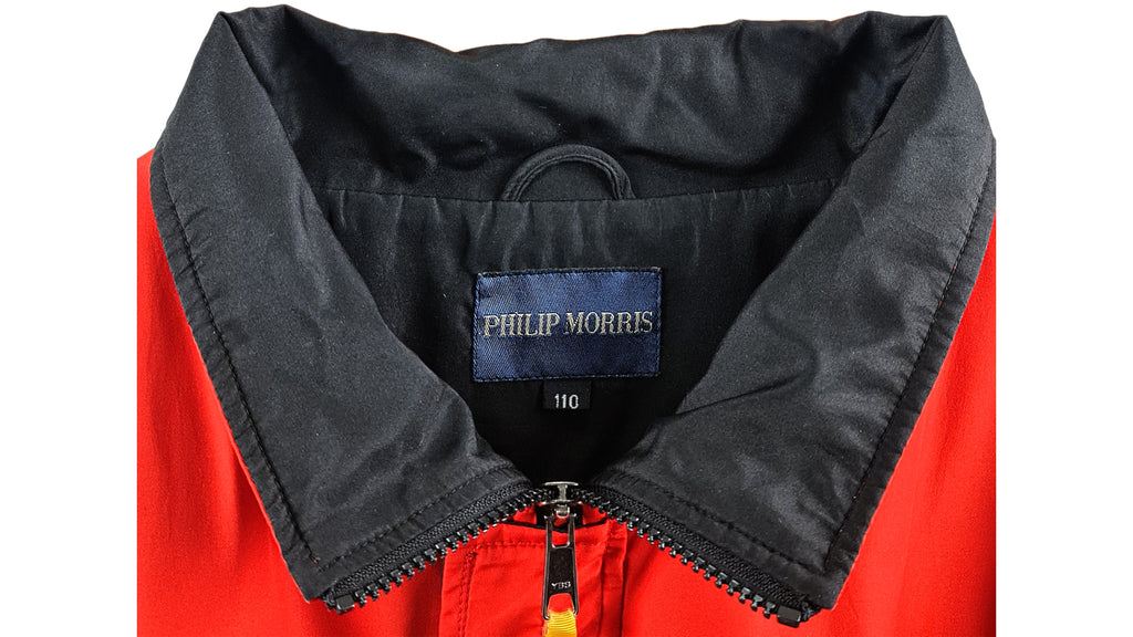 Vintage (Philip Morris) - Red Marlboro Spell-Out Windbreaker 1990s Large Vintage Retro