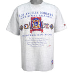 MLB (Nutmeg) - Los Angeles Dodgers Western Division T-Shirt 1991 Large