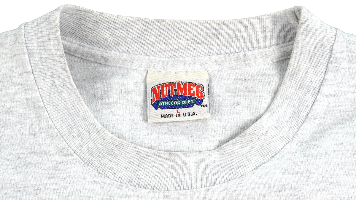 MLB (Nutmeg) - Los Angeles Dodgers Western Division T-Shirt 1991 Large Vintage Retro Baseball
