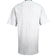 MLB (Nutmeg) - Texas Rangers Spell-Out  T-Shirt 1995 Medium Vintage Retro Baseball