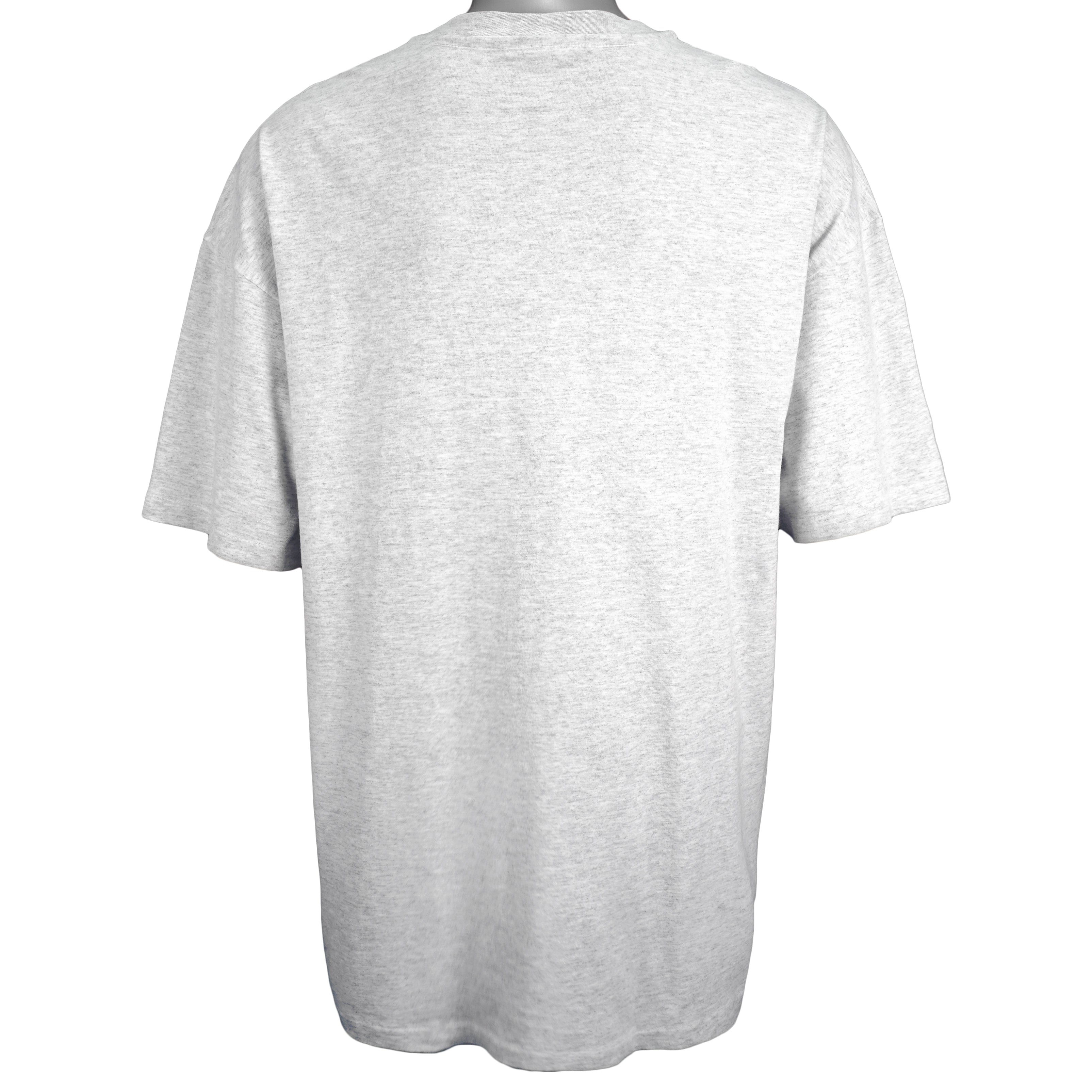NFL (Hanes) - Carolina Panthers Spell-Out T-Shirt 1990s XX-Large Vintage Retro Football